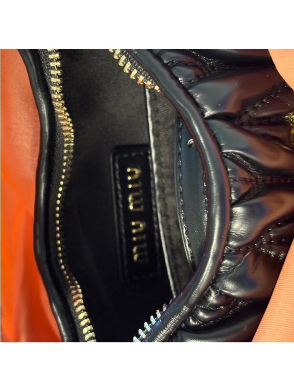 Miu Miu Black Matelassé Quilted Leather Shoulder Bag - Picture 7 of 7